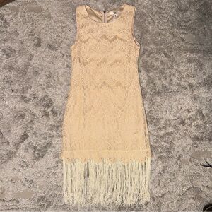 Ya Los Angeles Cream Lace Dress